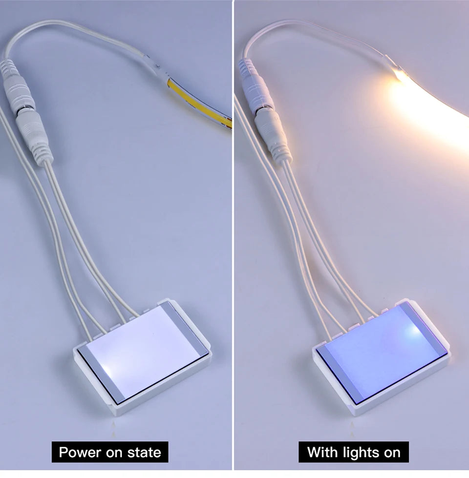 LED-list för spegel med touchdimmer, USB