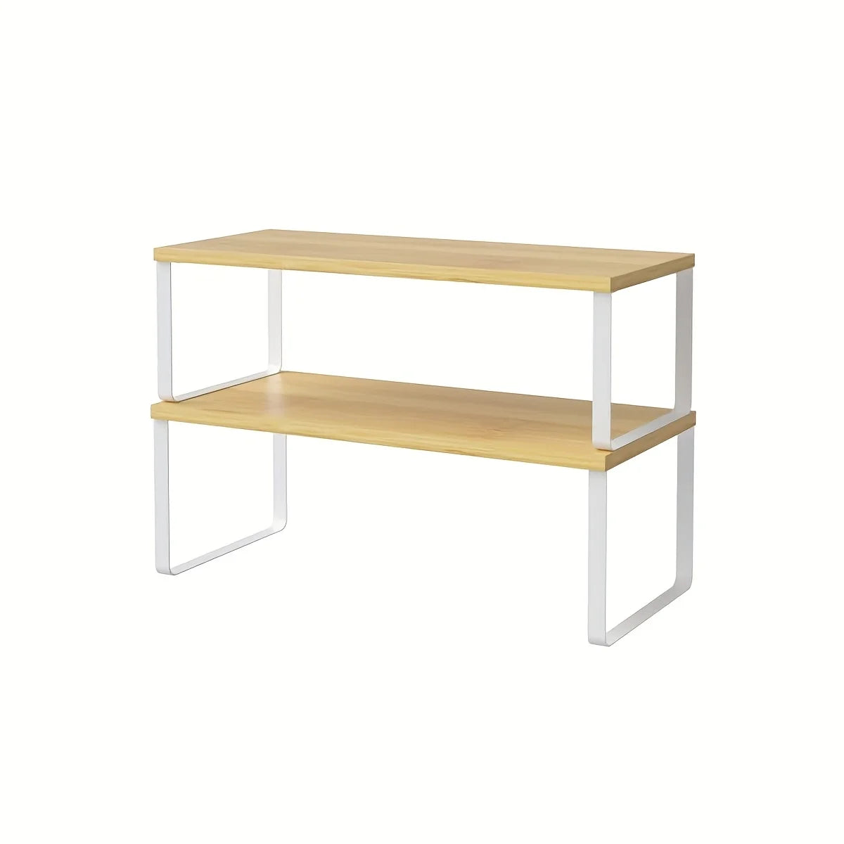 Stapelbar bänkhylla, set om 2