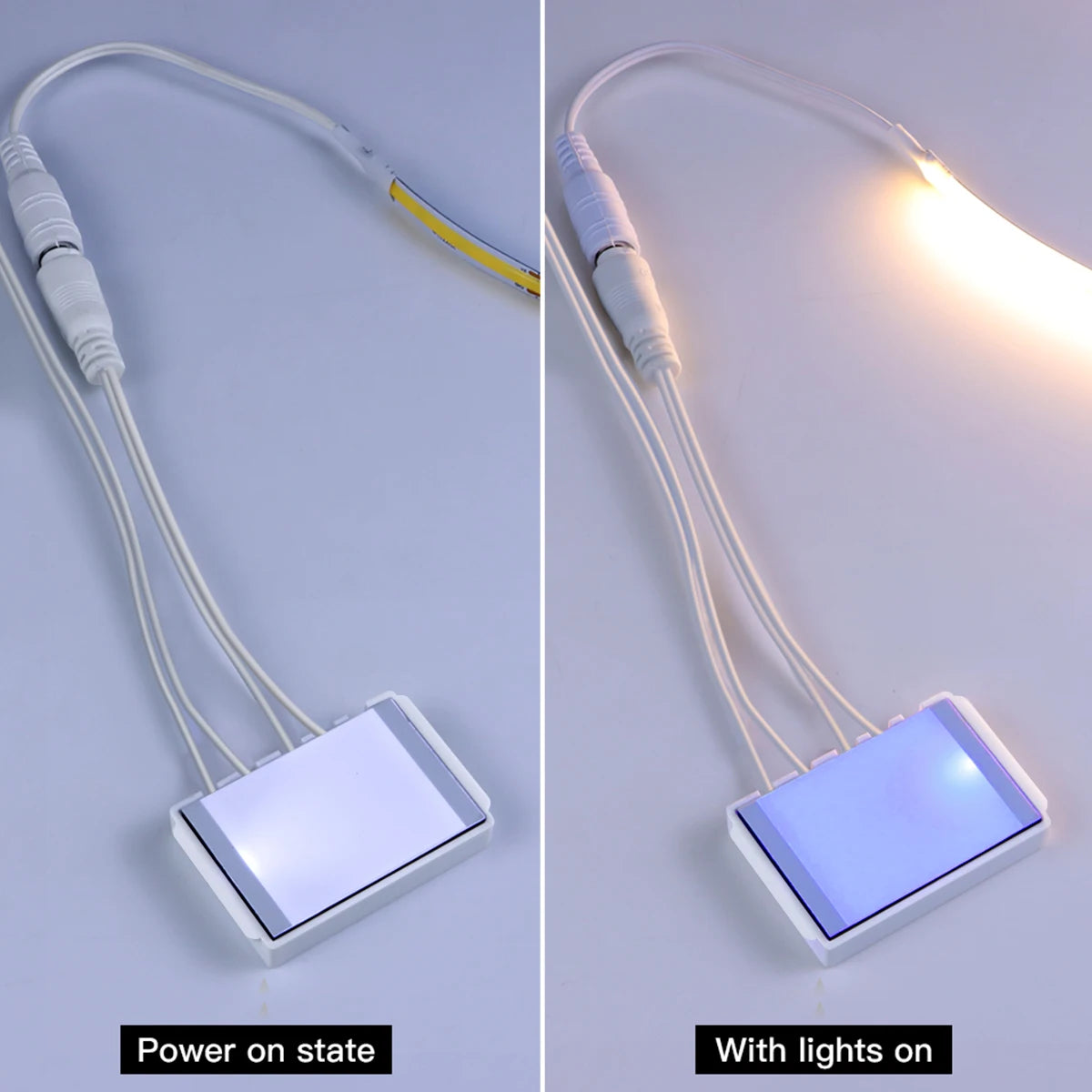 LED-list för spegel med touchdimmer, USB