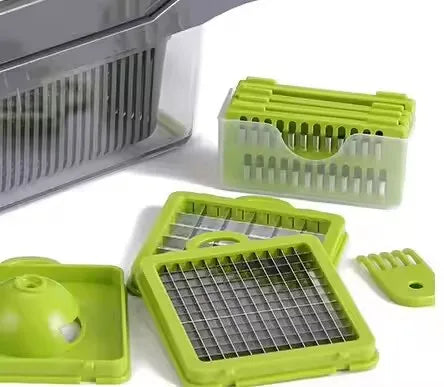 Grönsakshackare med förvaringsbox
