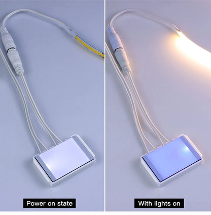 LED-list för spegel med touchdimmer, USB