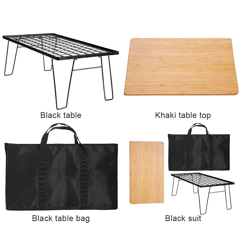 Lätt grillbord med nätskiva och bärväska