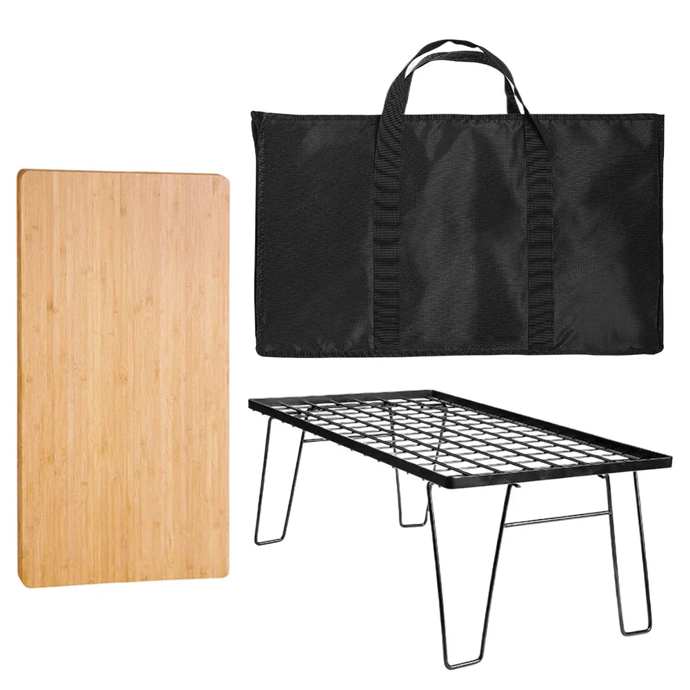 Lätt grillbord med nätskiva och bärväska