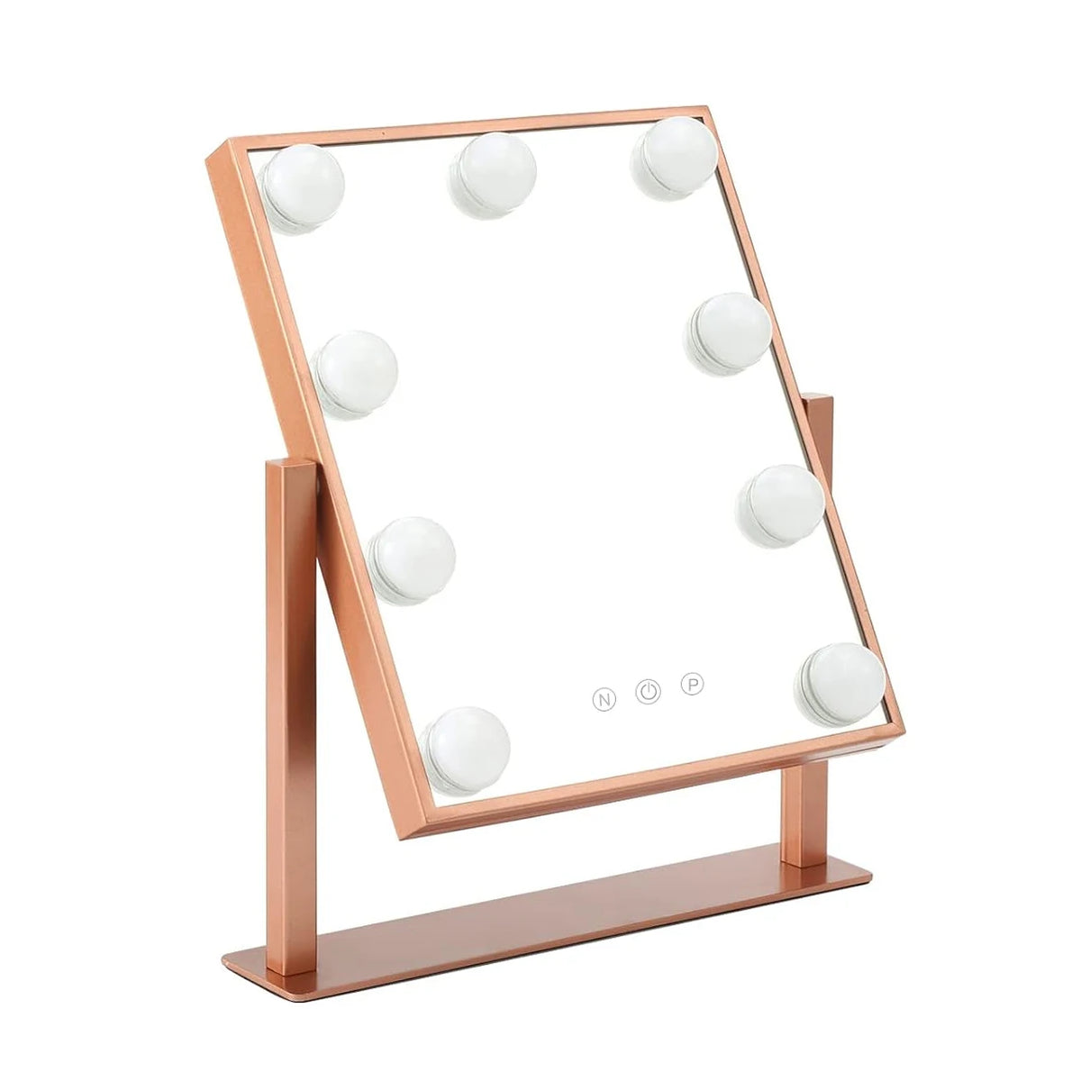 Hollywood-sminkspegel med 9 LED-lampor